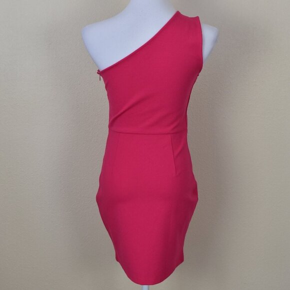 Superdown Nava Asymmetrical One Shoulder Mini Dress - M - Picture 5 of 8